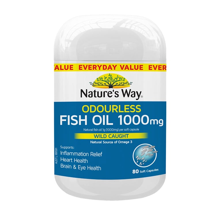 Nature's Way Fish Oil 1000mg Caps