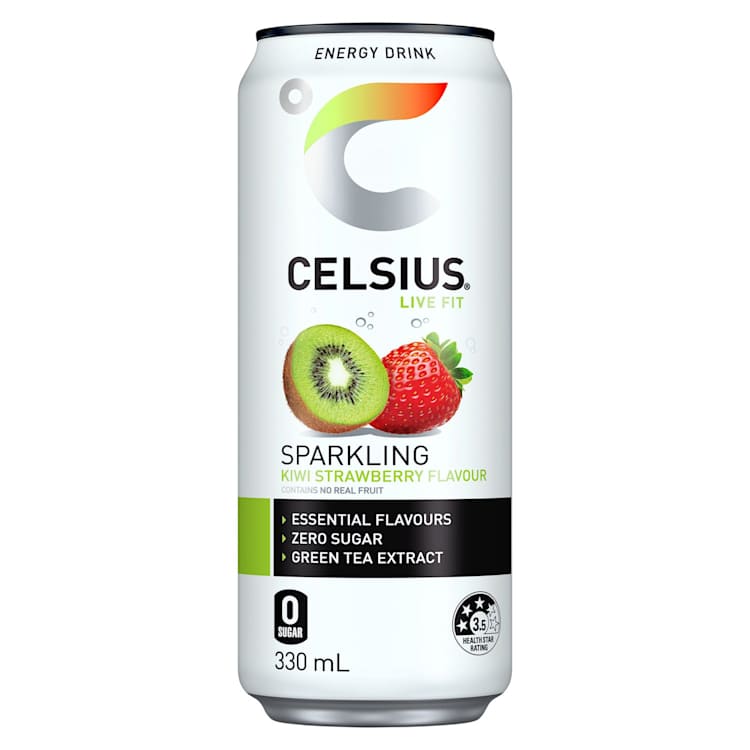 Celsius Energy Drink Sparkling Kiwi Strawberry