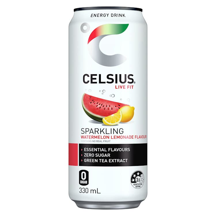 Celsius Energy Drink Sparkling Watermelon Lemonade