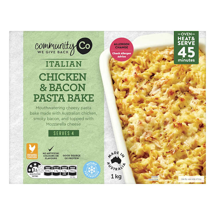 Community Co Chicken Bacon Pasta Bake