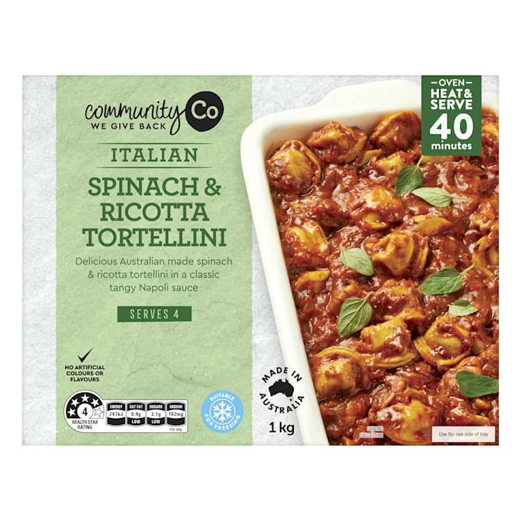 Community Co Spinach & Ricotta Tortellini