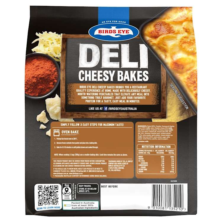 Birds Eye Deli Scalloped Potato With Paprika