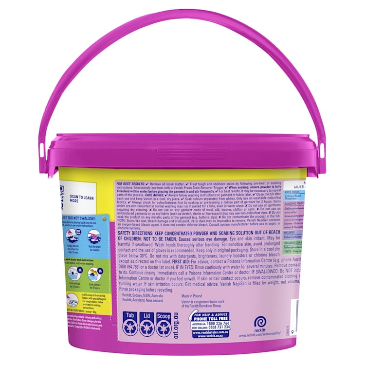 Vanish Napisan Laundry Powder Oxiaction