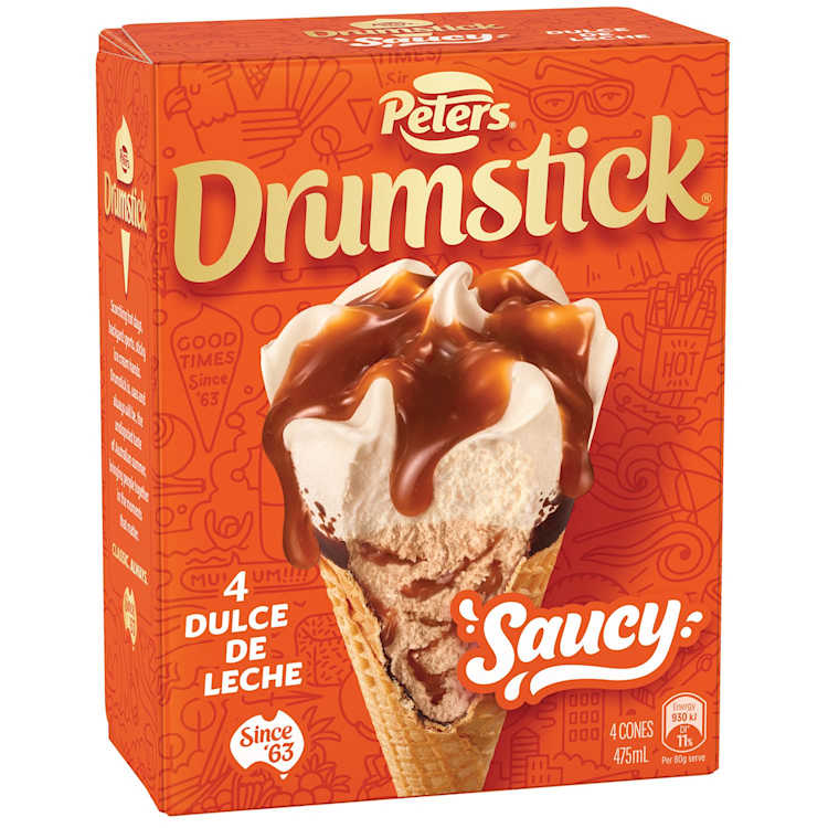 Peters Drumstick Saucy Dulce De Leche