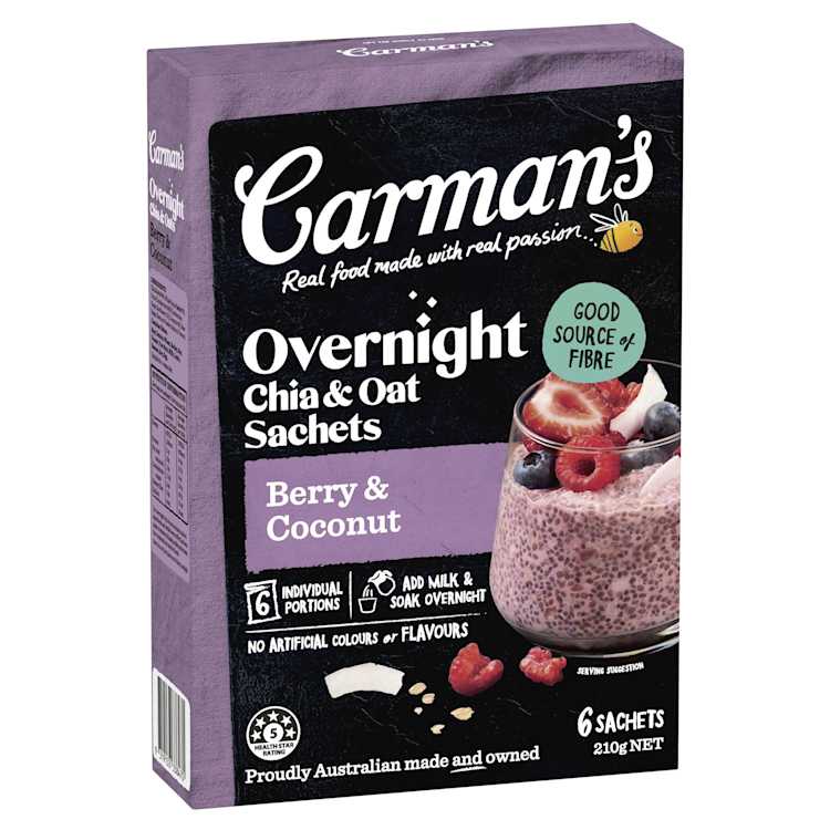Carman's Chia Bowls Cereal Berry & Coconut