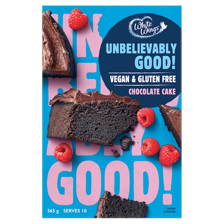 White Wings Unbelievably Good Cake Mix Chocolate Cake