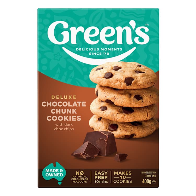 Green's Deluxe Choc Chunk Cookie Mix