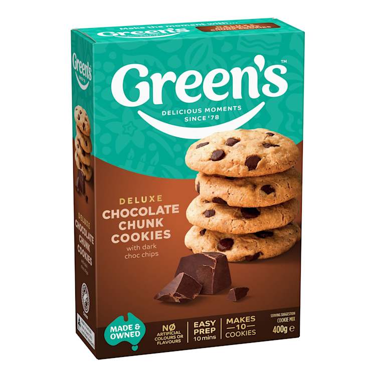 Green's Deluxe Choc Chunk Cookie Mix
