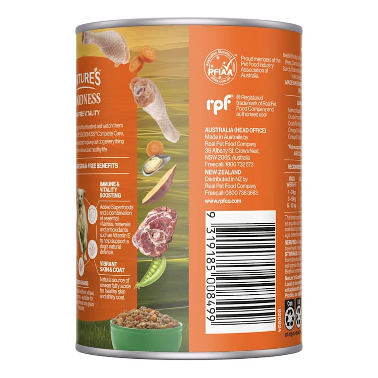 Natures Goodness Complete Care Adult With Lamb