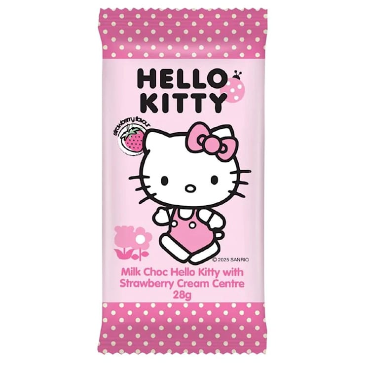 Christmas Milk Chocolate Hello Kitty With Strawberry Centre