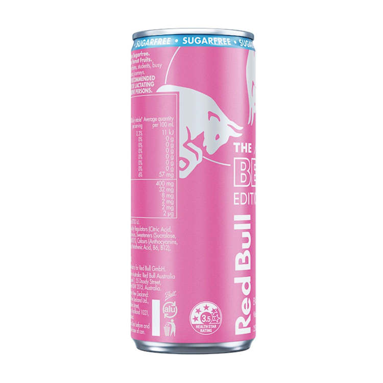 Red Bull Energy Drink Berry Sugar Free Edition