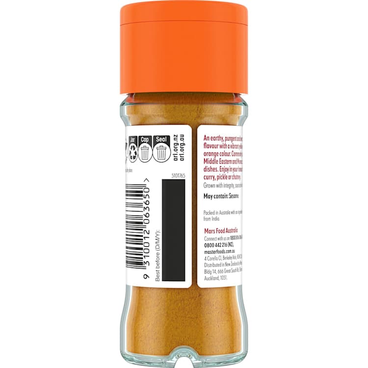 Masterfoods Herbs And Spices Turmeric Ground 