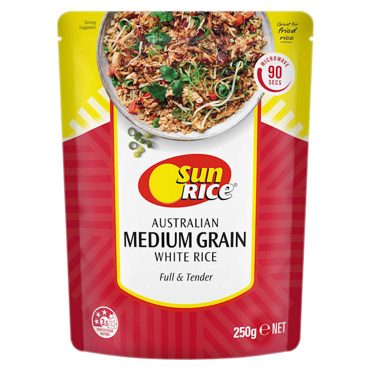 SunRice Microwave Medium Grain Rice
