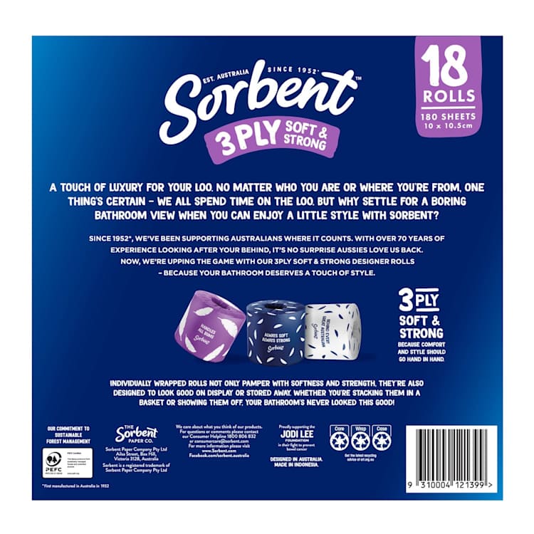 Sorbent Toilet Tissue Single Wrapped Box