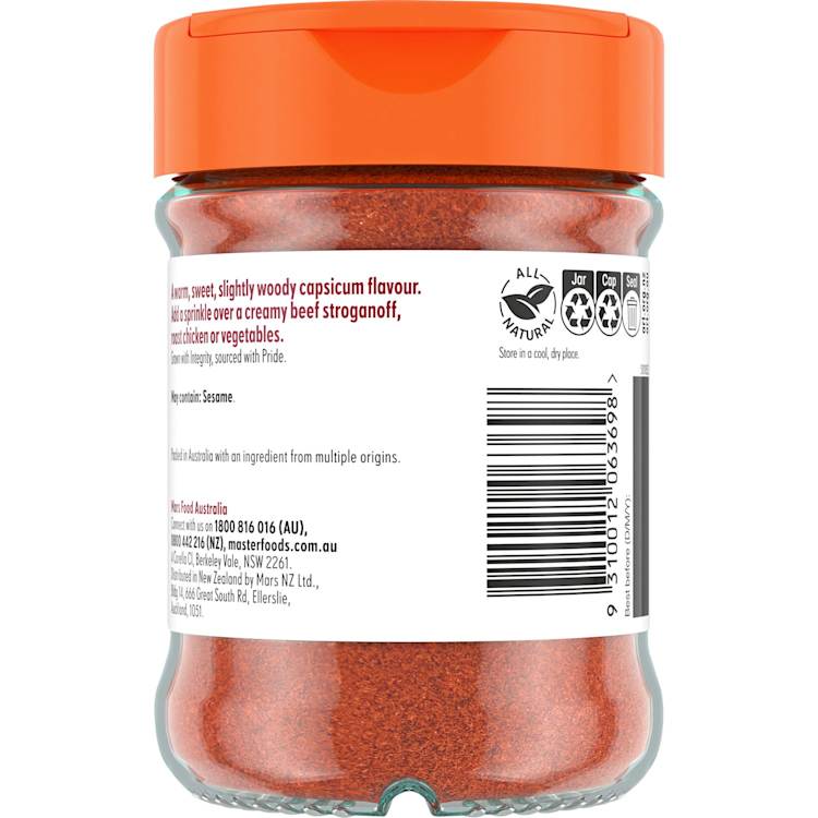 Masterfoods Herbs And Spices Paprika Ground 