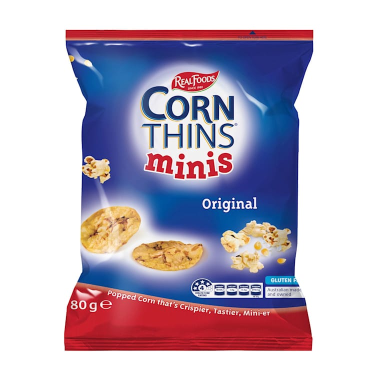 Real Foods Corn Thins Minis Original 