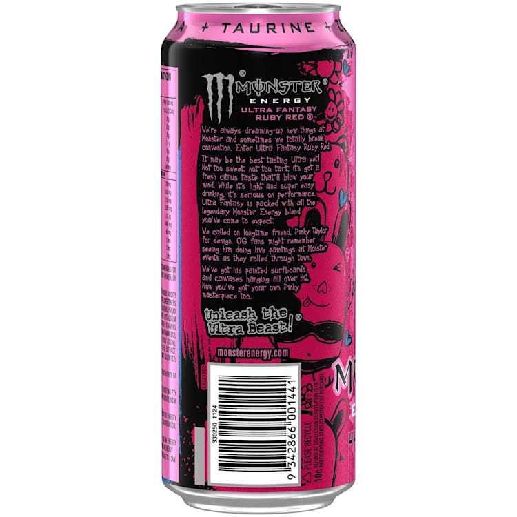 Monster Energy Ruby Red Cans