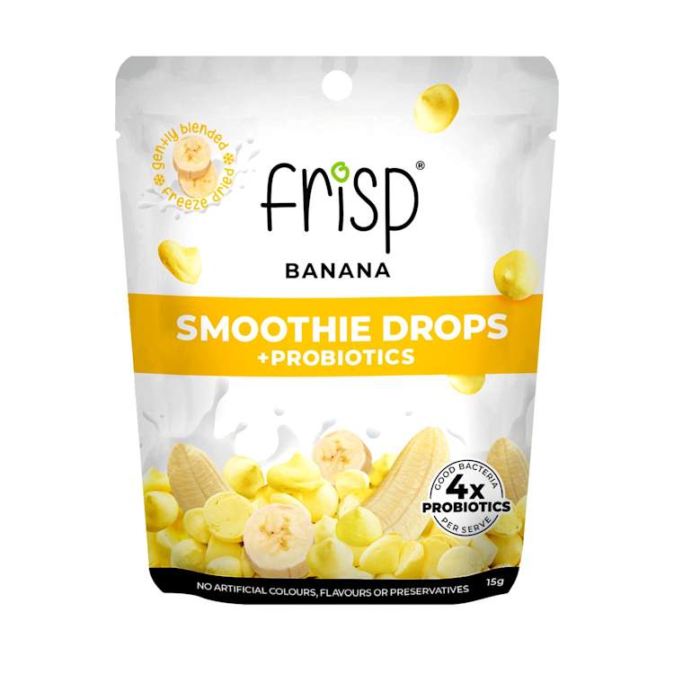 Frisp Fruit Smoothie Drops + Probiotics Banana