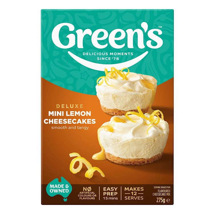 Green's Deluxe Mini Lemon Cheesecakes