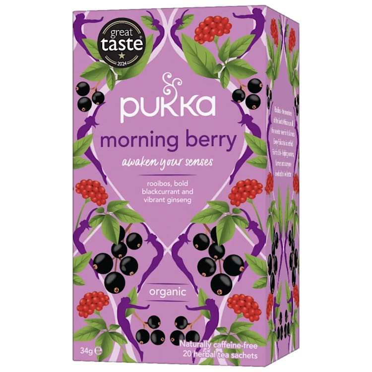 Pukka Morning Berry Organic Herbal Tea