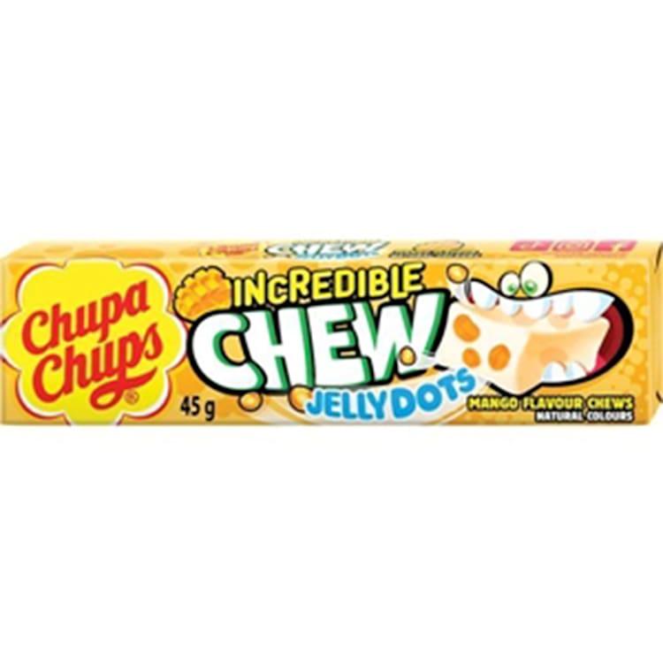 Chupa Chups Incredible Chew Confectionery Mango