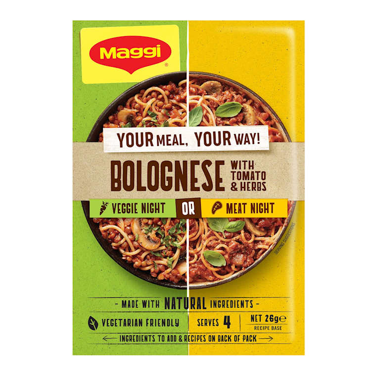 Maggi Dry Recipe Base Bolognese Natural 