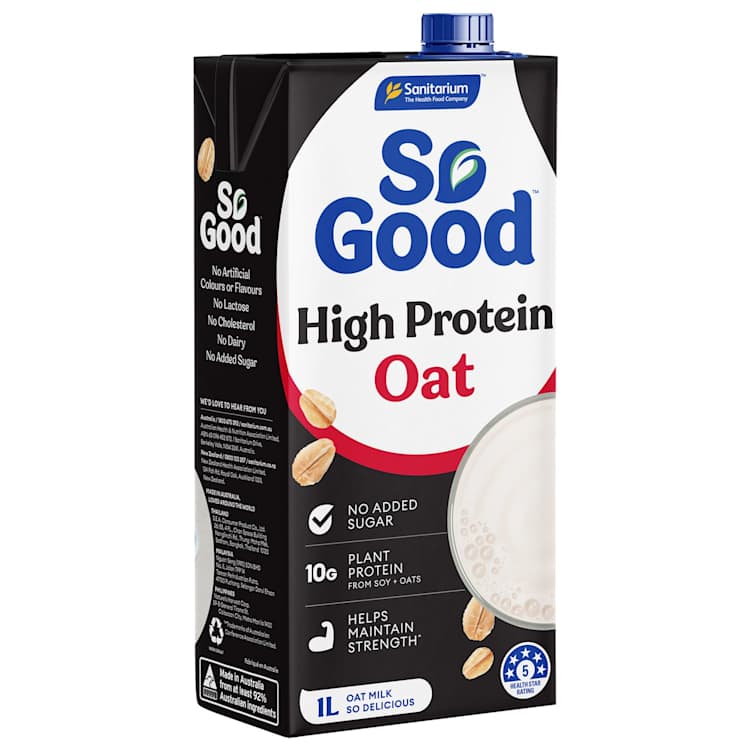 So Good Dairy Substitute Oat Milk High Protein 