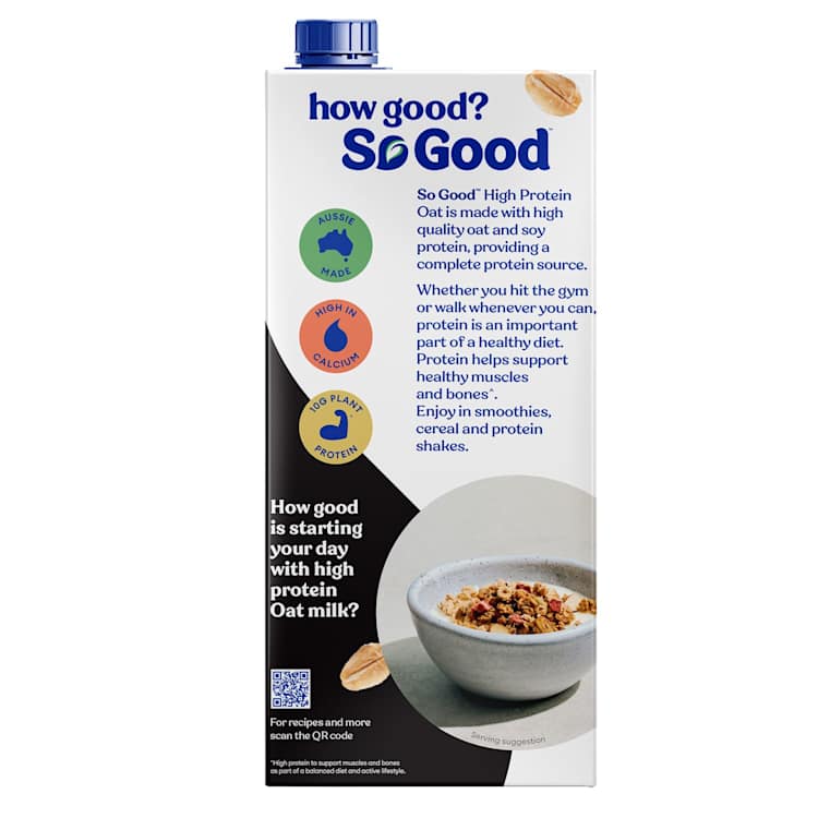 So Good Dairy Substitute Oat Milk High Protein 