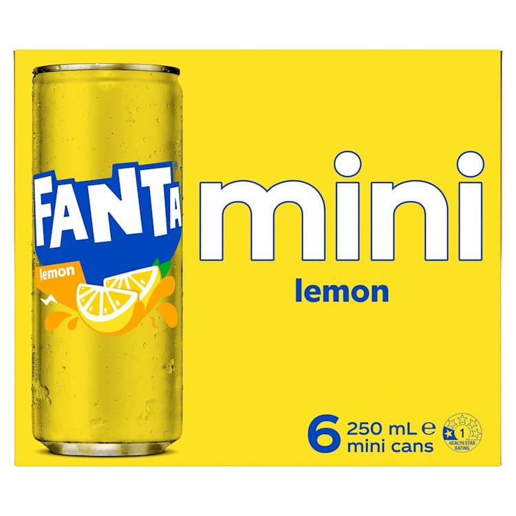 Fanta Flavours Lemon Cans 