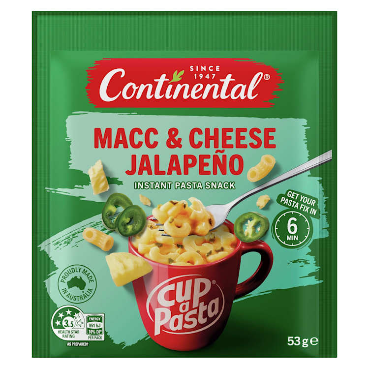 Continental Cup A Pasta Macc & Cheese Jalapeno