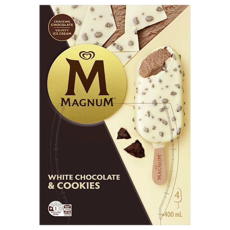 Magnum Ice Cream White Chocolate & Cookies 