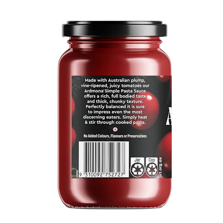 Ardmona Pasta Sauce Simple