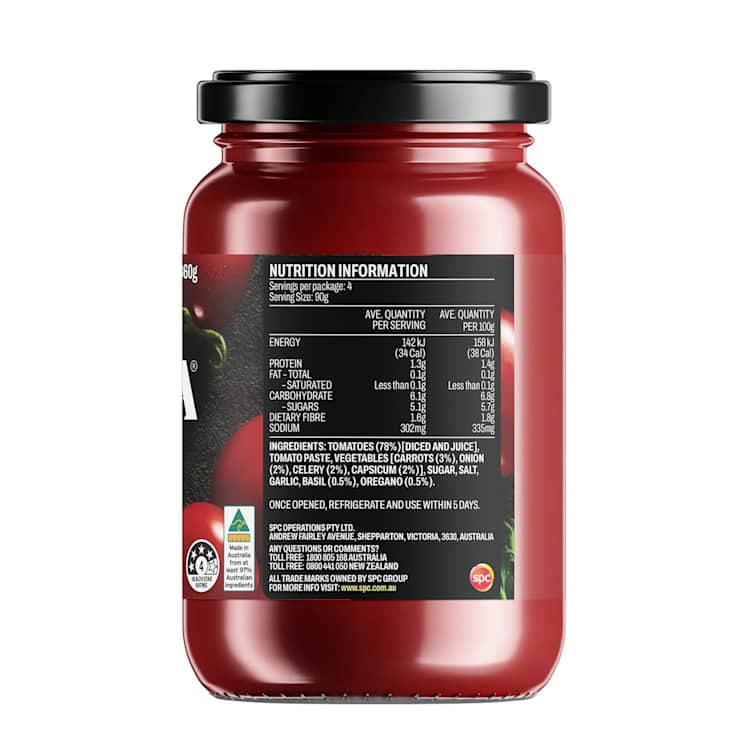 Ardmona Pasta Sauce Vegetable