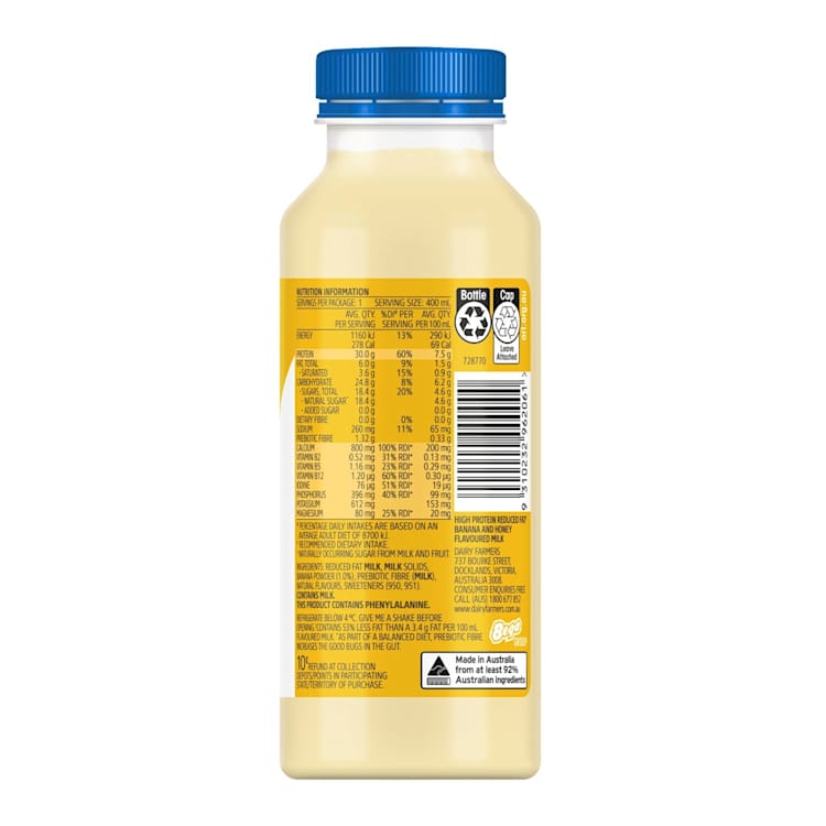 Dairy Farmers Smoothies Banana Honey