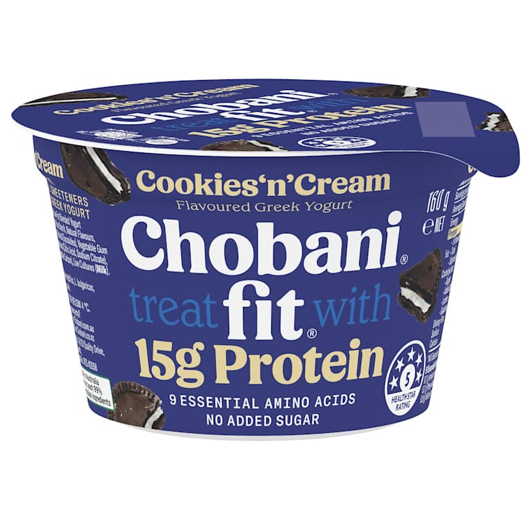 Chobani Fit High Protein Greek Yogurt Cookies & Cream