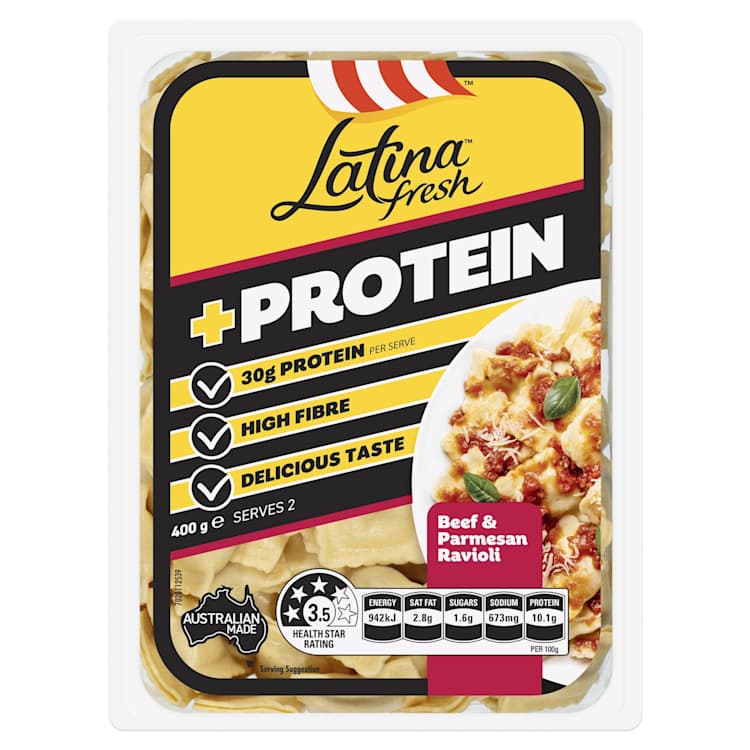 Latina Fresh Ravioli Protein Beef & Parmesan 