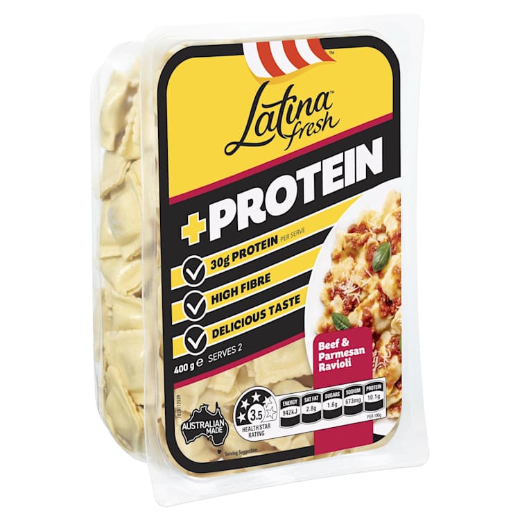 Latina Fresh Ravioli Protein Beef & Parmesan 