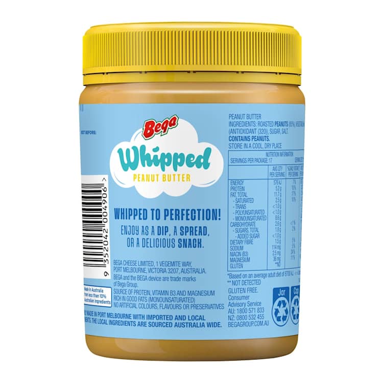 Bega Whipped Peanut Butter
