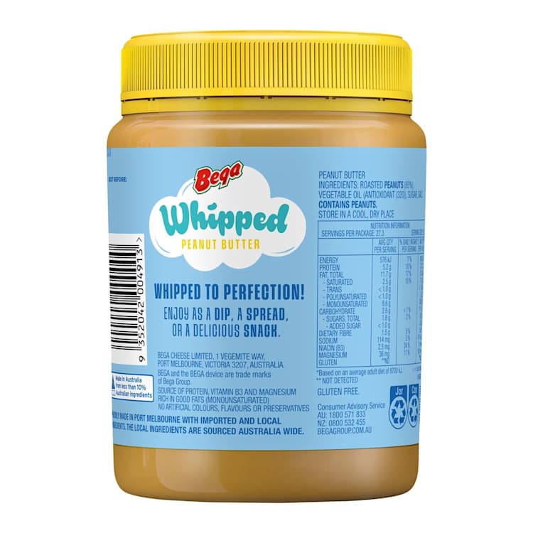 Bega Whipped Peanut Butter