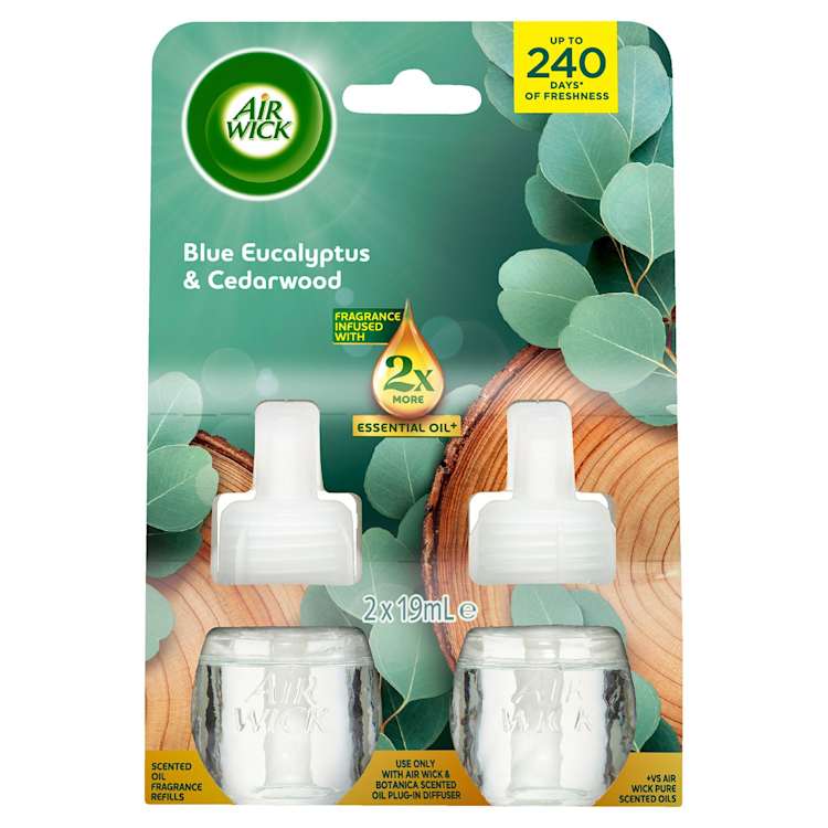 Air Wick Essential Oil Air Freshener Rf Blue Eucalyptus & Cedarwood