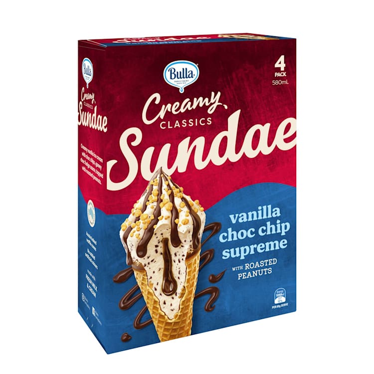 Bulla Creamy Classics Vanilla Sundae Cone