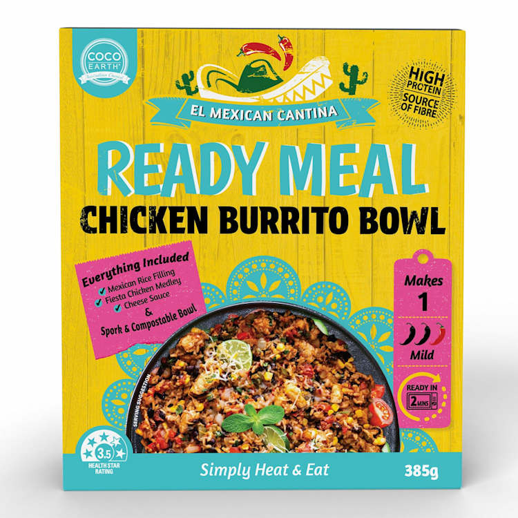Coco Earth Mexican Chicken Burrito Bowl 