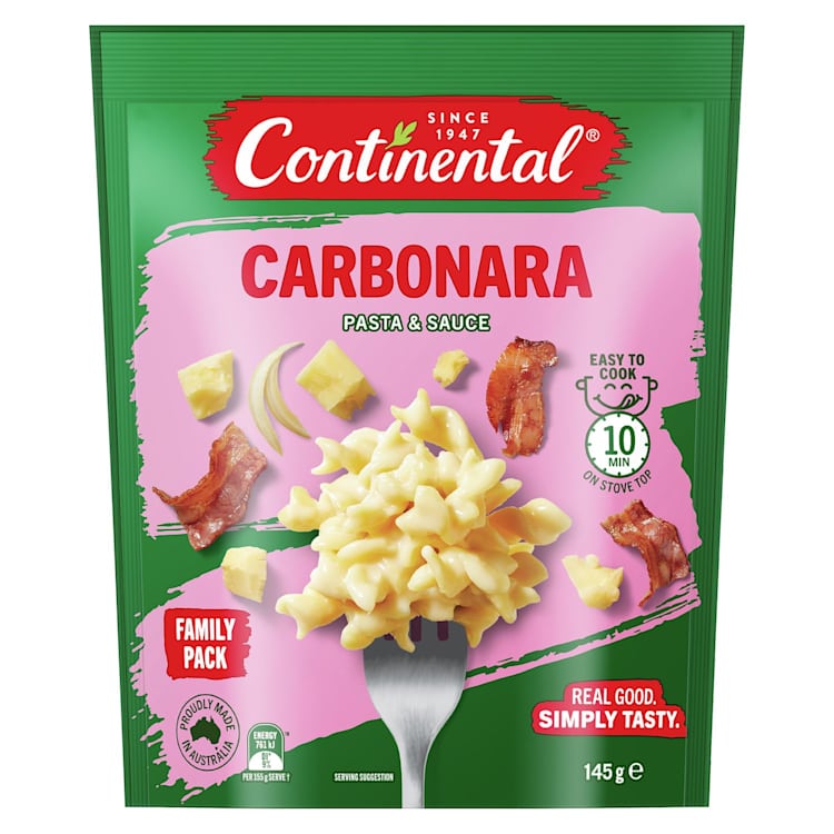 Continental Pasta & Sauce Bacon Carbonara 