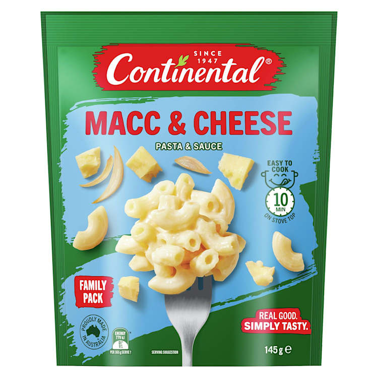 Continental Pasta & Sauce Macaroni Cheese