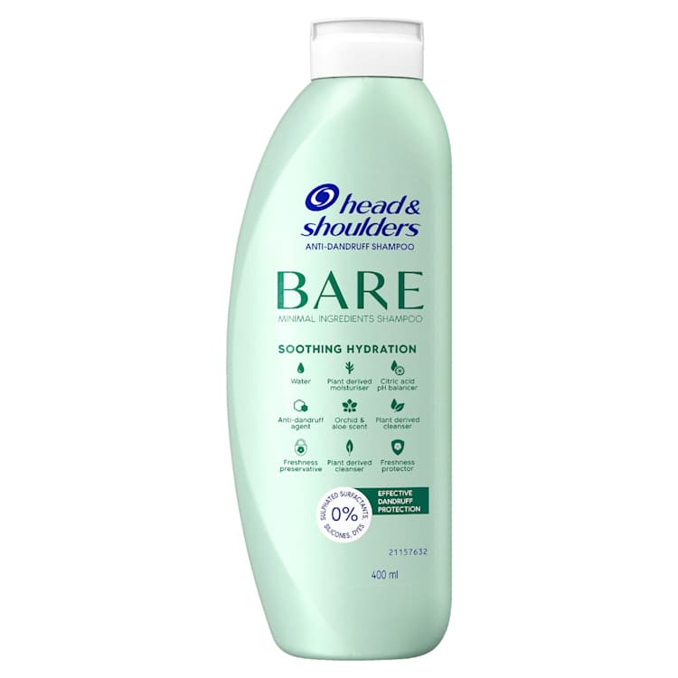 Head And Shoulders Bare Soothing Hydration Anti Dandruff Shampoo