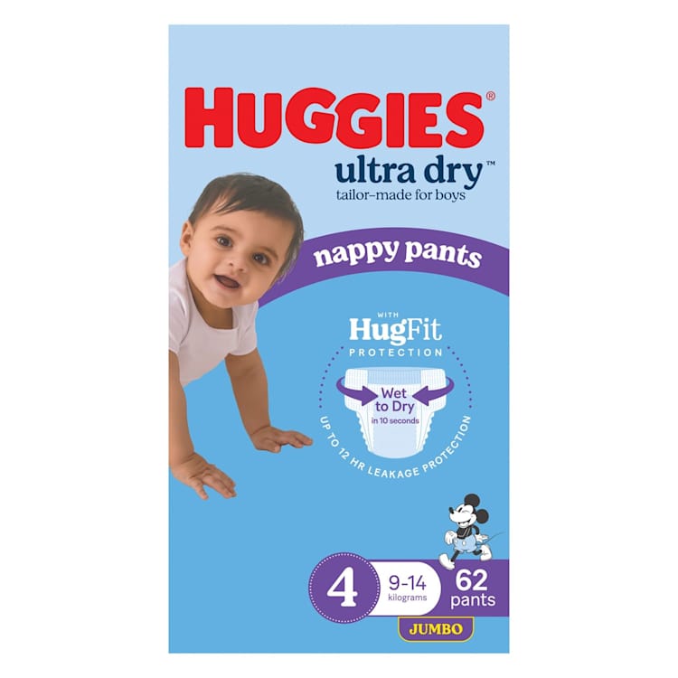Huggies Diaper Pants Size 4 Boy Jumbo 