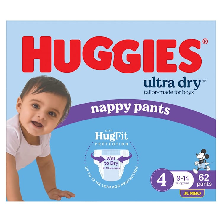 Huggies Diaper Pants Size 4 Boy Jumbo 