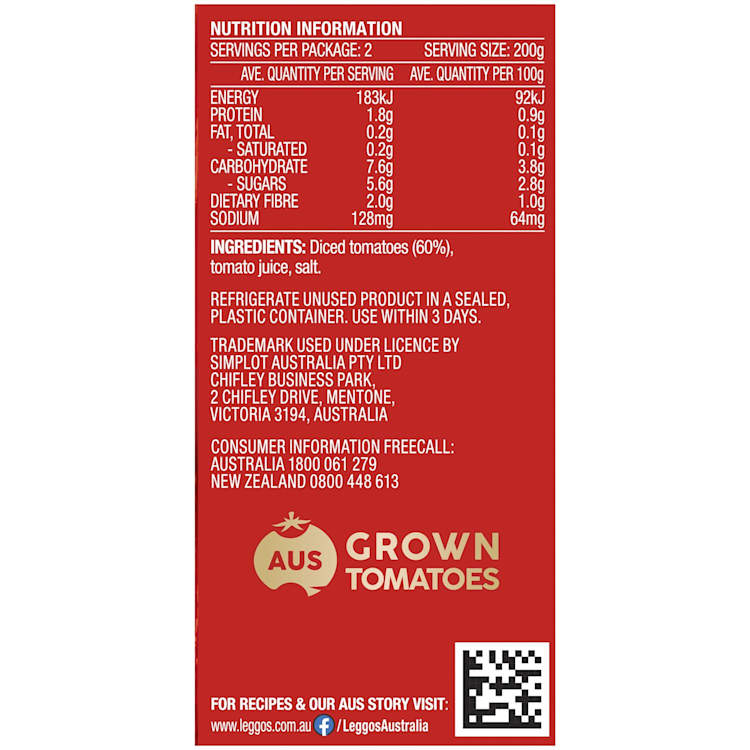 Leggos Diced Tomatoes