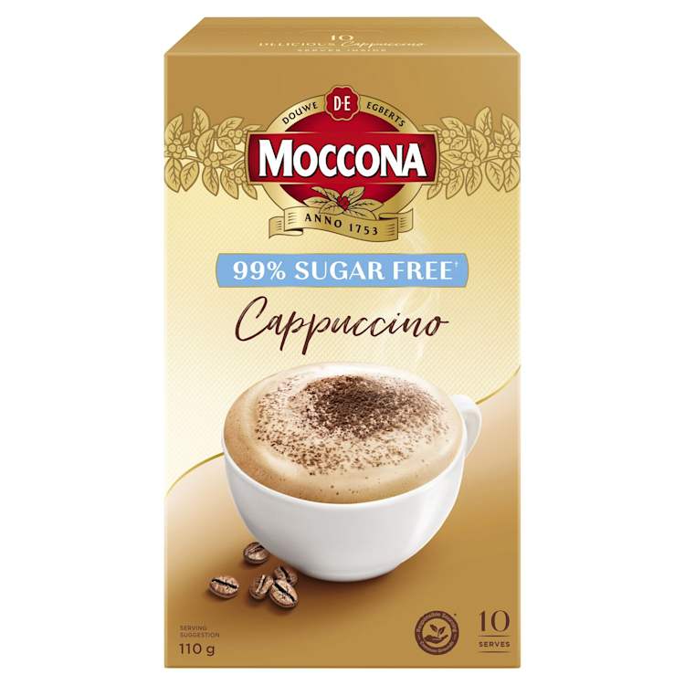 Moccona Sugar Free Cappuccino Sachets