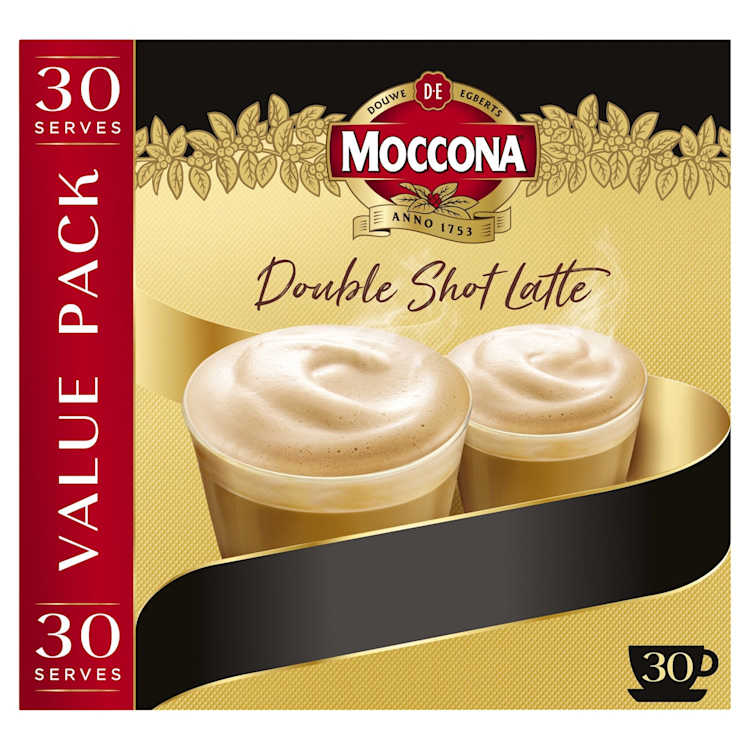 Moccona Double Shot Latte Sachets